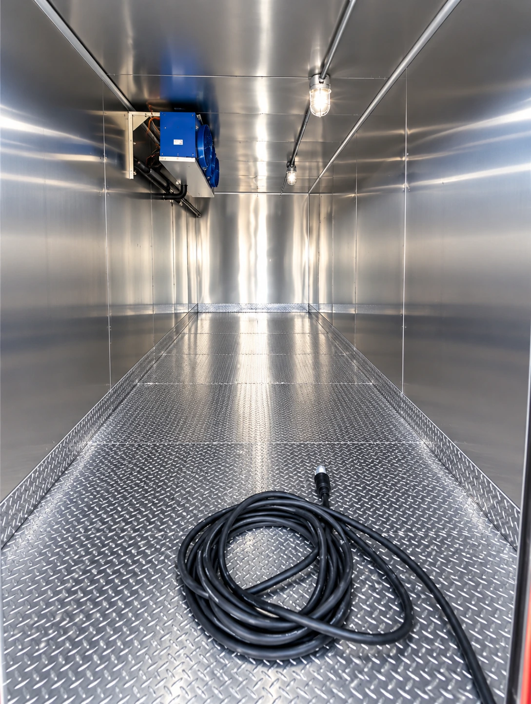 12ft Refrigerated Trailer 12ft refrigerated trailer interior cooling system