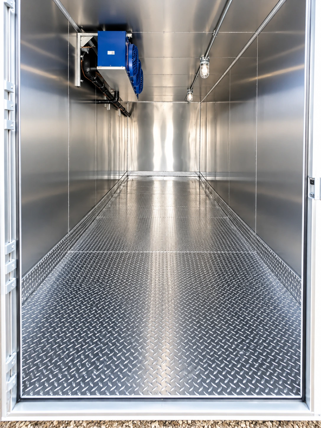 12ft Refrigerated Trailer 12ft refrigerated trailer stainless steel interior