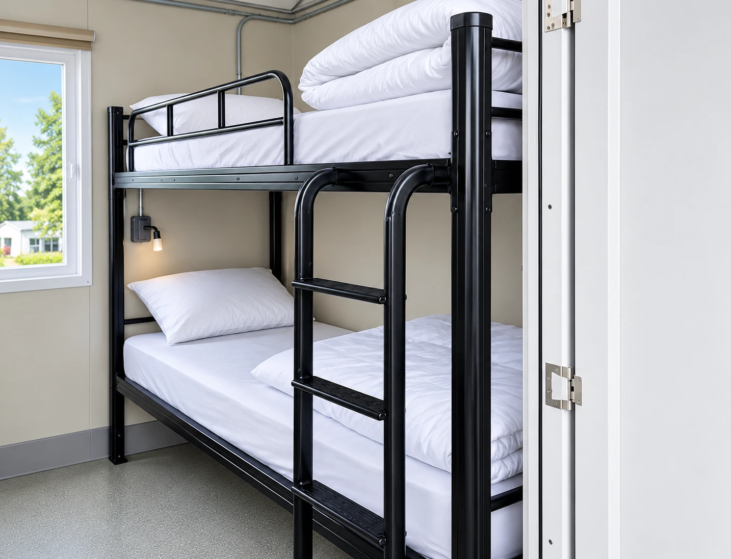 Sleeper Trailer (2 Stalls) - bunk bed sleeper trailer for rent