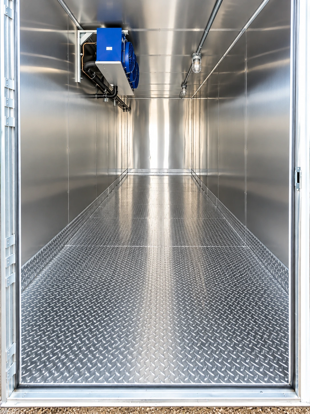 20ft Refrigerated Container 20ft refrigerated trailer interior cooling unit