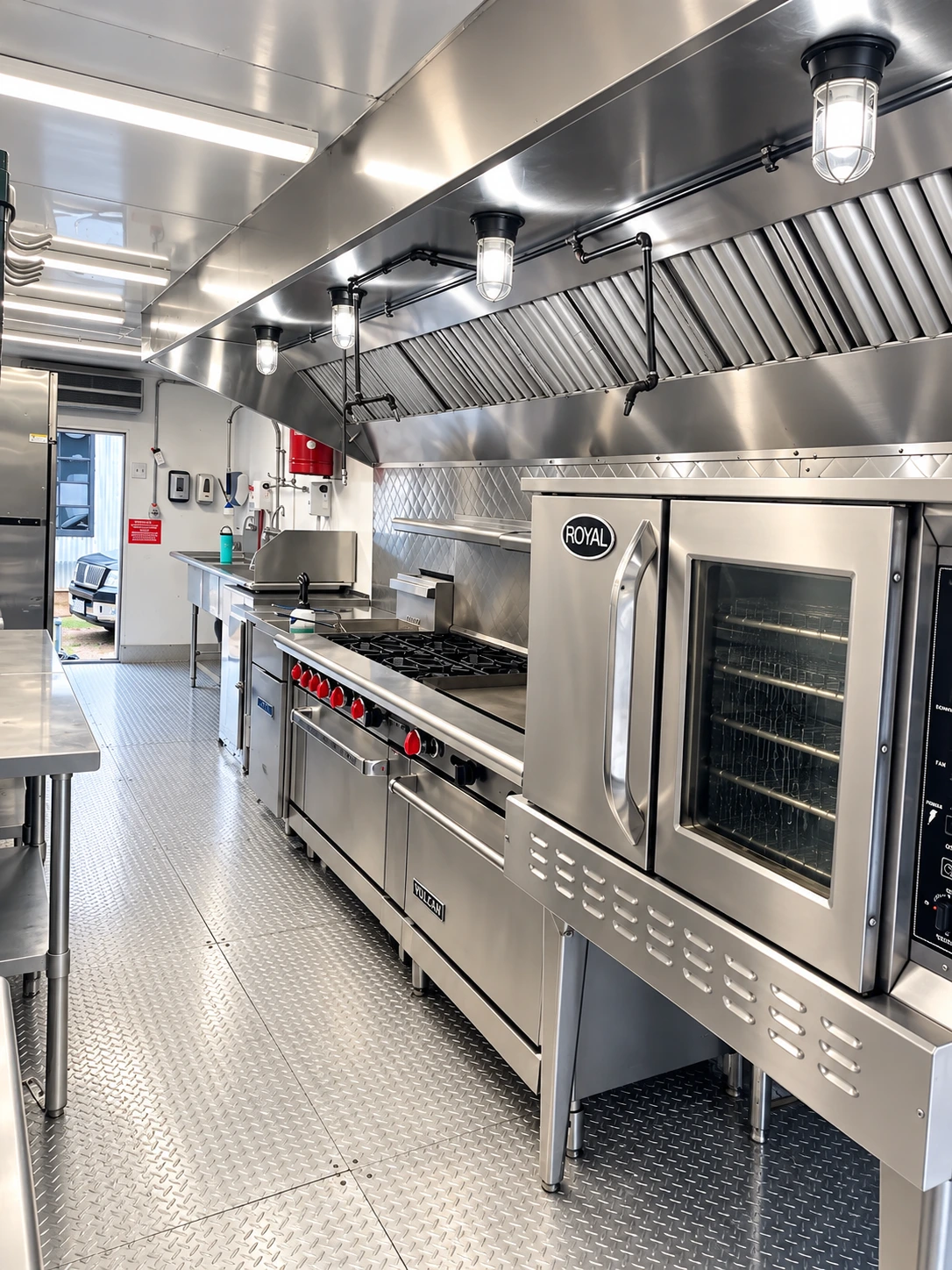 28ft Mobile Kitchen - mobile kitchen trailer for rent