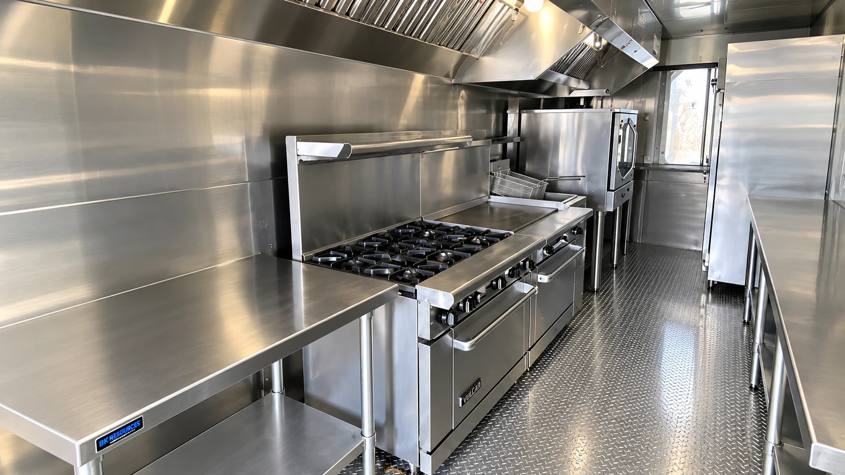 28ft Mobile Kitchen commercial mobile kitchen cooking line