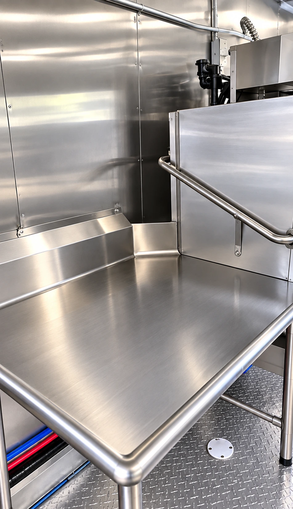 38ft Low Temp Dish Trailer - dishwashing trailer for rent
