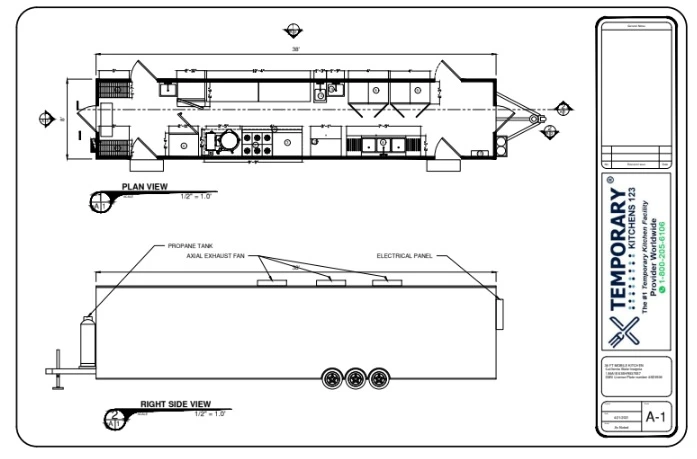40ft Mobile Kitchen Layout1