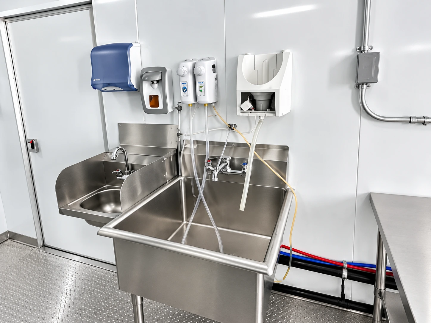22-26ft Low Temp Dish Trailer mobile dish trailer interior