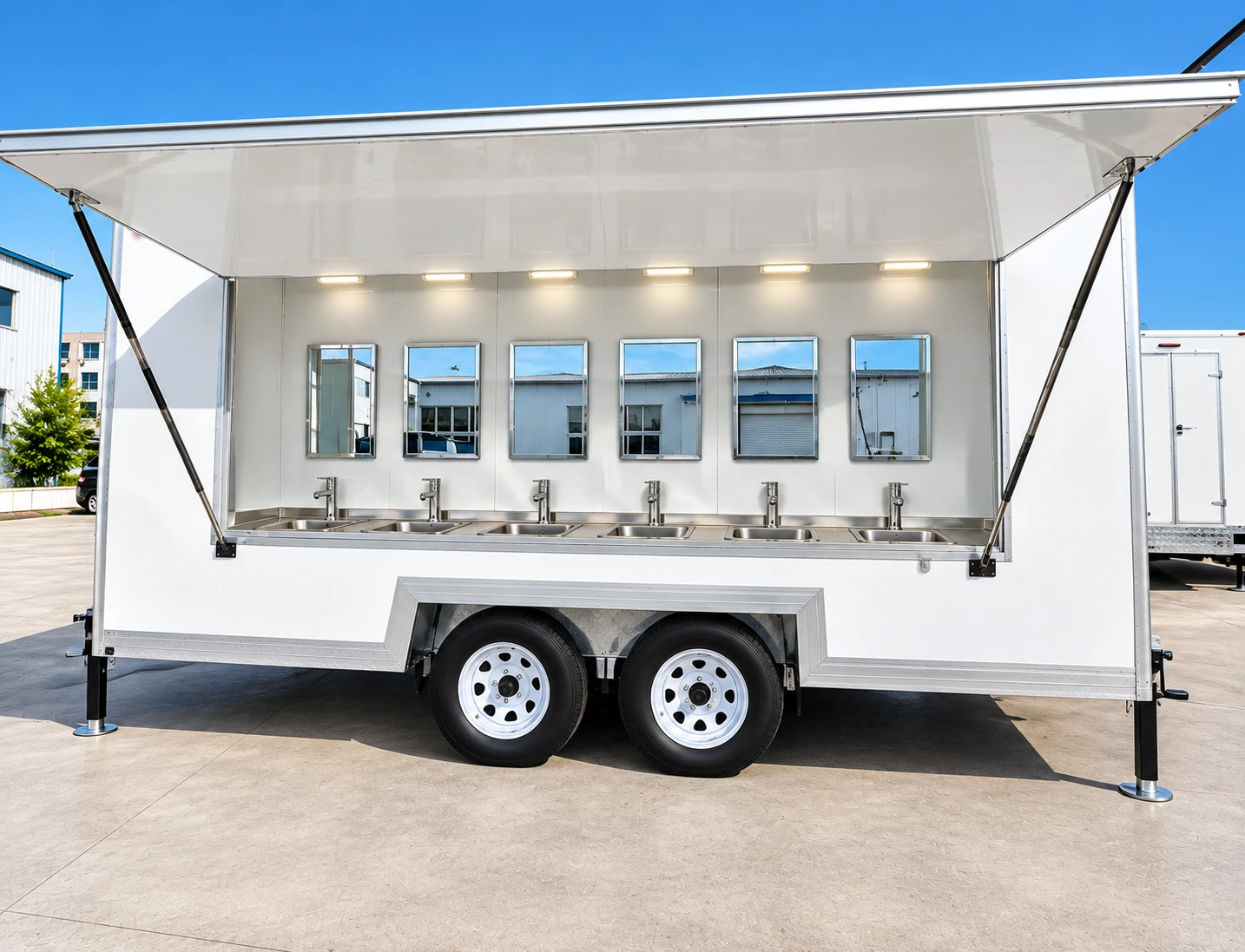 Handwashing Sink Trailer - remote man camp for rent