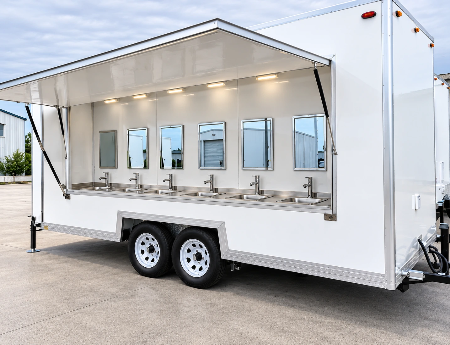 Handwashing Sink Trailer portable hand washing sink trailer