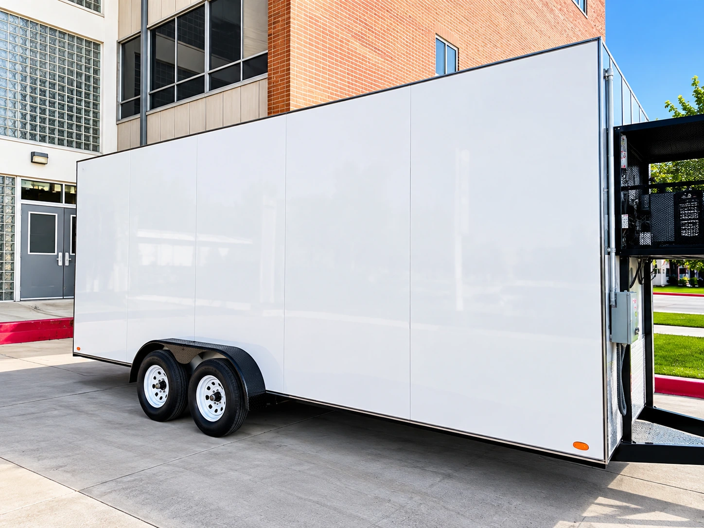 20ft Refrigerated Trailer refrigeration trailer rental fleet
