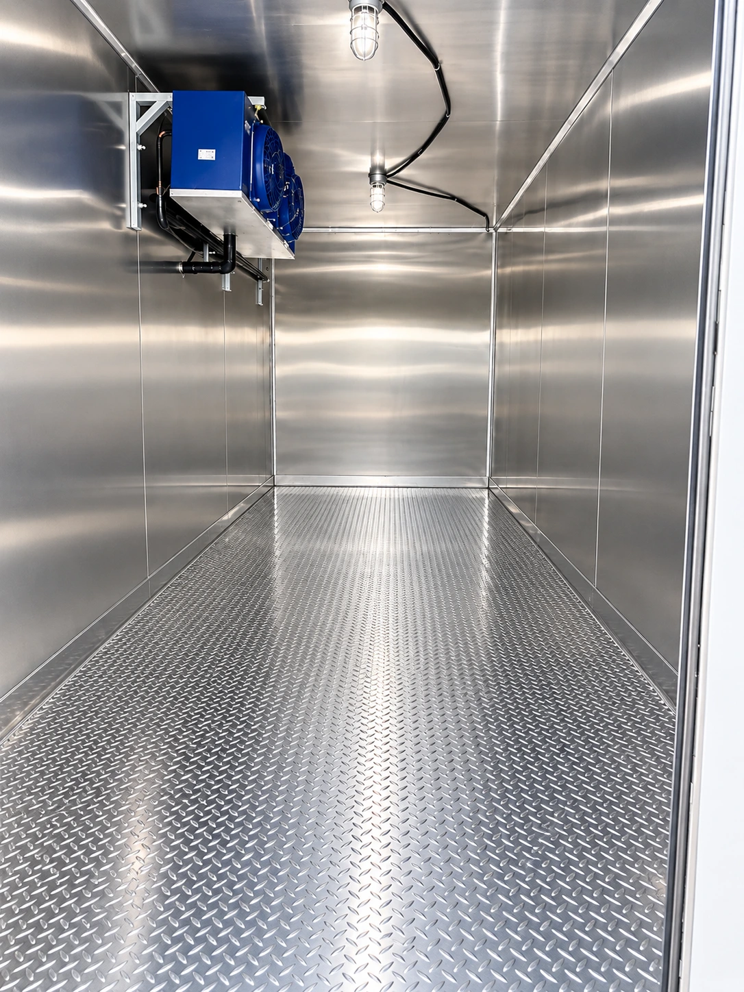 20ft Refrigerated Trailer refrigeration trailer stainless steel interior