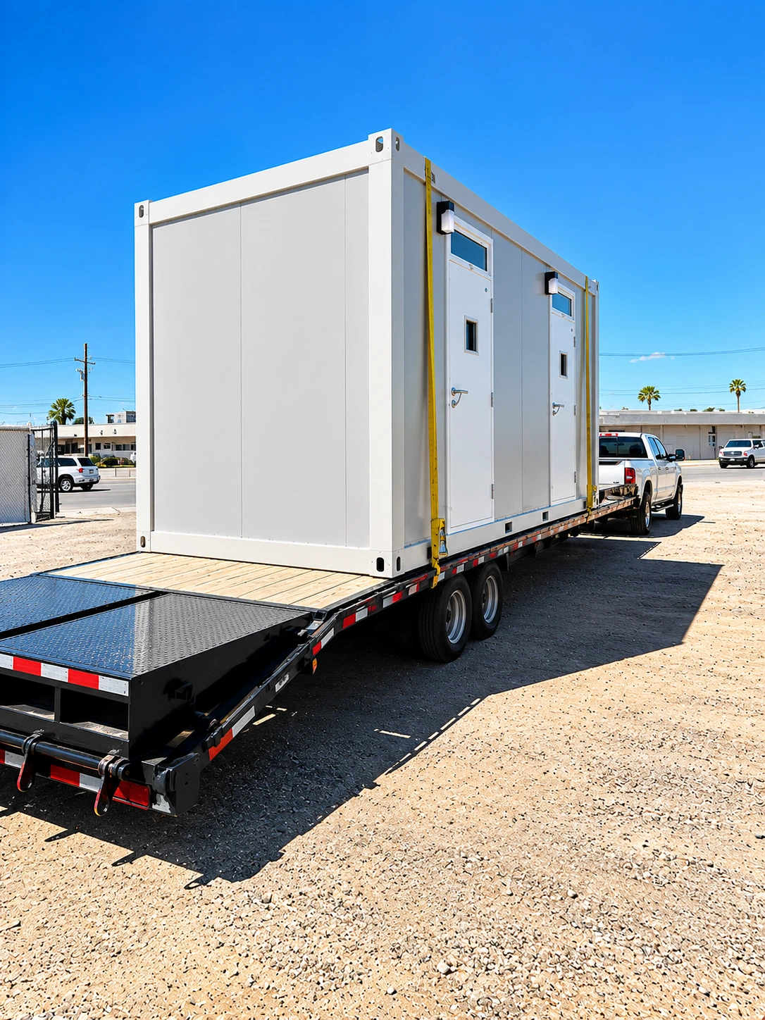 Sleeper Trailer (2 Stalls) sleeper trailer 2 stall transport delivery