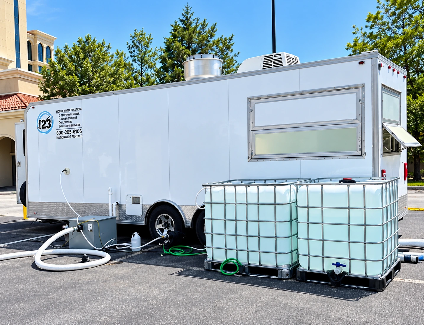 Water Tank temporary water storage tanks mobile water trailer