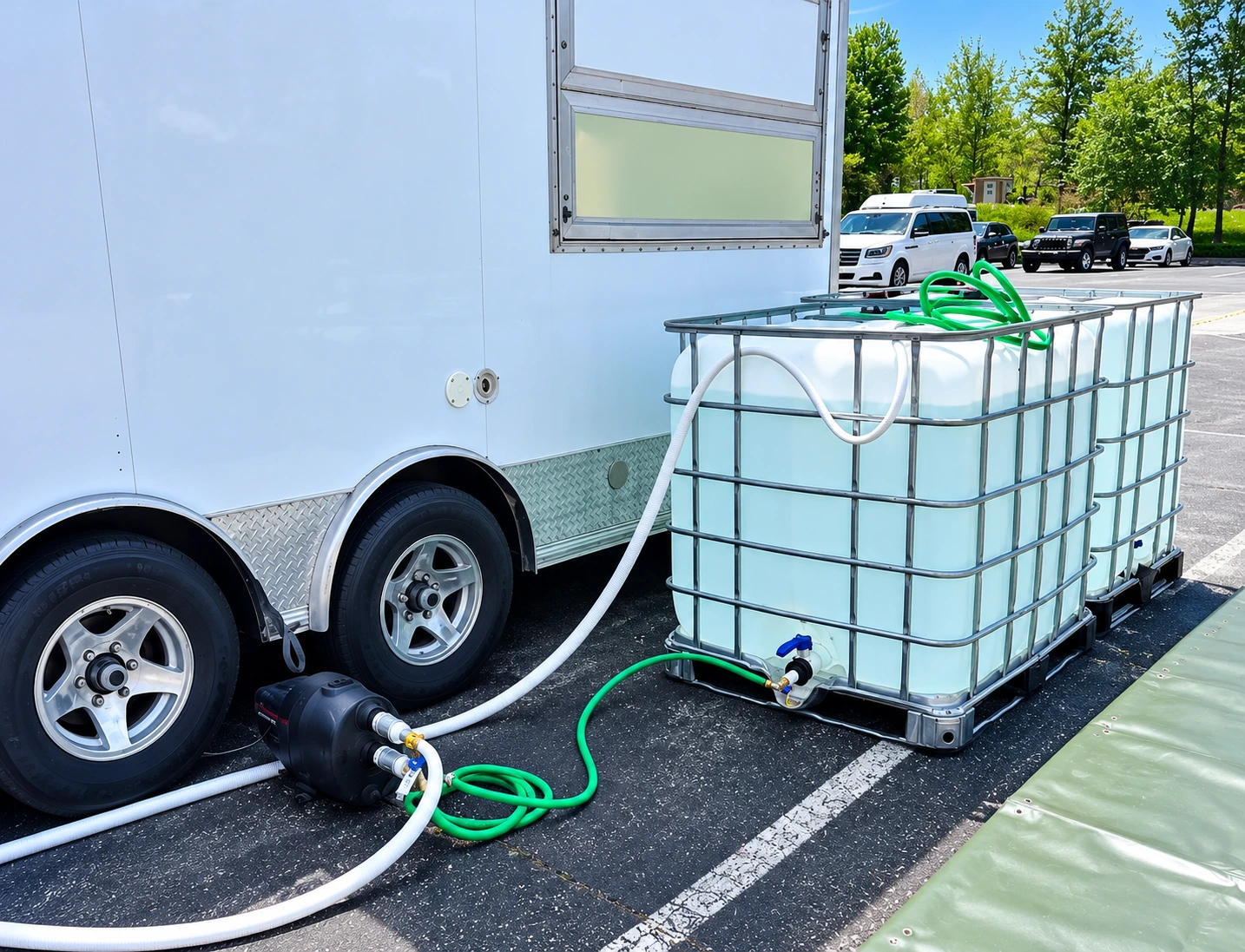 Water Tank temporary water storage tanks rental system